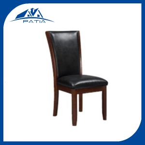Full Sets Black Leather Dining Chair