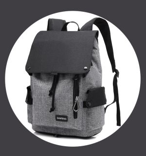 Waterproof Popular Casual Bckpacks Brands for College Fahion Leisure Daypack with Drawstring Closure and Earphone Outlet