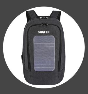 Solar Backpack With USB Charger