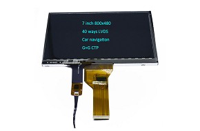 7 Inch Color TFT LCD Module 800 X 480  Resolution With LVDS Interface