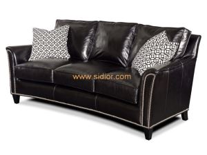 Living Room Lounge Furniture Leather Couch