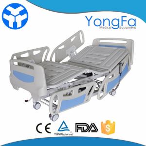 5 Multi-function Electric Linak Adjustable Hospital Bed with Central Locking