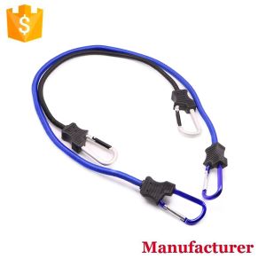 Super Duty round elastic rubber cord Bungee Cord Luggage Strap Rope Hook Stretch Tie Car Bike Camping with Carabiner Hook