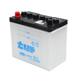 Dry Charged Auto Battery N40 High Power Japan Standard Car Battery 12v40ah KING POWER