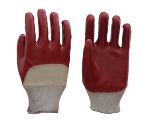 26cm Knit Wrist PVC Coated Gloves
