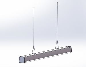 Modern LED Linear Pendant Lighting / Light Fixtures