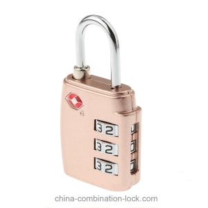 TSA-551 New Model Zinc Alloy TSA Combination Lock for Travel Bag and Luggage