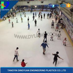 Low Friction Plastic-synthetic Ice Sheets for Plastic Ice Skating Rink