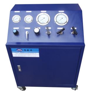 Suncenter gas booster system for industrial gas cylinder transfer and filling