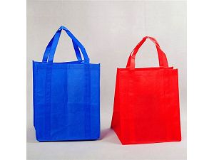 Durable Heavy Duty Non Woven tote Bag with Reinforced Handle to Bottom for Grocery Shopping