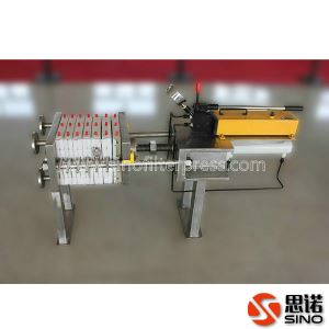 Compact Manual Hydraulic Design Recessed Chamber Filter Press