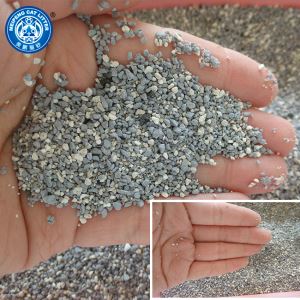 blue white add activated carbon new type broken shape cat litter manufacturers in china free sample can be provided
