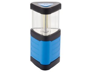 Plastic Triangle Portable 3W COB LED Camping Lantern Light with 3 Modes Lighting Function Powered with AA Battery