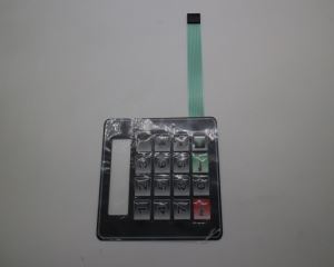 Customized Tactile Membrane Switch Panel With LED Backlights For Power Control