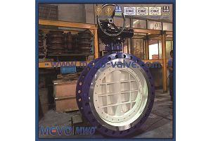 Manual Flange Triple Eccentric Mulit-Layer Butterfly Valve