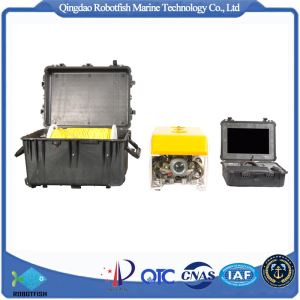 LBF-300 Middle-sized 300m-Rated-Depth ROV or Remote Operated Vehicle with Pan Tilt Camera System for Marine Life Case Study Sea Farming and Aquaculture Mornitoring