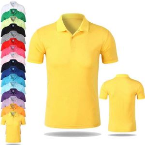 100% Cotton Design Mens Heavy Weight Promotional Polo Shirt with Collar