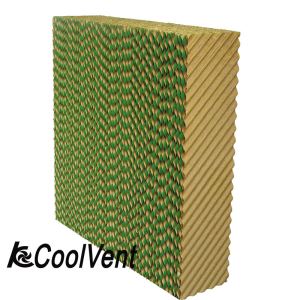 Kcoolvent Yellow Green Black Coated Evaporative Cooling Pad of 7060 5090 7090 and Aluminum Frame Water Cooling Pad System