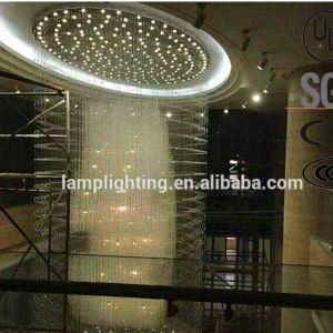 New Design Beautiful Glass Crystal Chandelier Big Project Lamp for Lobby