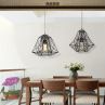 Modern Decorative Black Rustic Designer Industrial Bulb Pendant Lighting with Living Room