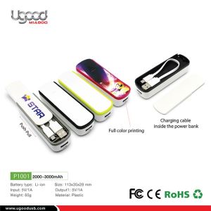 High Quality 2000mAh 2200mAh 2600mAh Power Bank Offers with Lithium Ion Battery