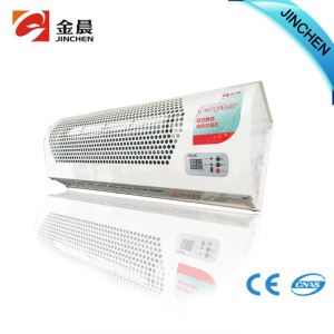 Auto Temperature Control Auto-off Residential Door Use Small Place Electrical Heated Air Curtain with Low Noise