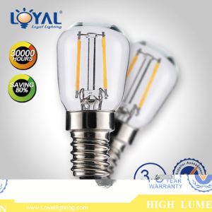 High Efficiency IP20 Indoor Glass Cover A20 E14 1W LED Filament Bulb
