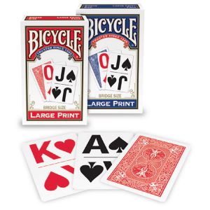 Bicycle Large Print Marked Cards