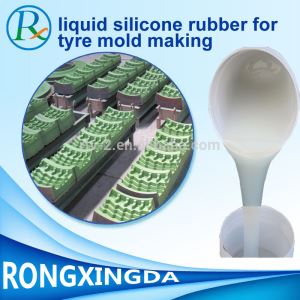 RTV-2 White Liquid Silicone Rubber For Tyre Mold Making,Mixing Ratio 100:3