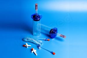 High Pressure Syringe Kit for Liebel Flarsheim OptiVantage Dual Head CT Injection System 200/200ml
