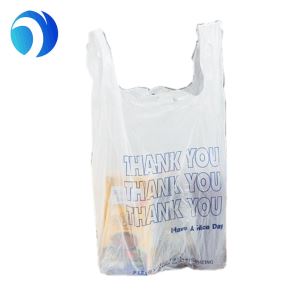 Plastic Shopping T-shirt Bag Good Quality