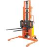 Fork-over or Straddle Semi Electric Stacker with Fixed or Adjustable forks
