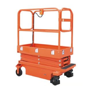 Tractive Manned Electric Power Hydraulic Scissor Lift Working Platform