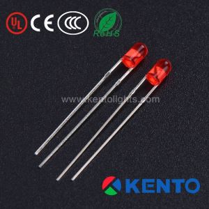 3mm Red Diffused Super Bright LED Diode