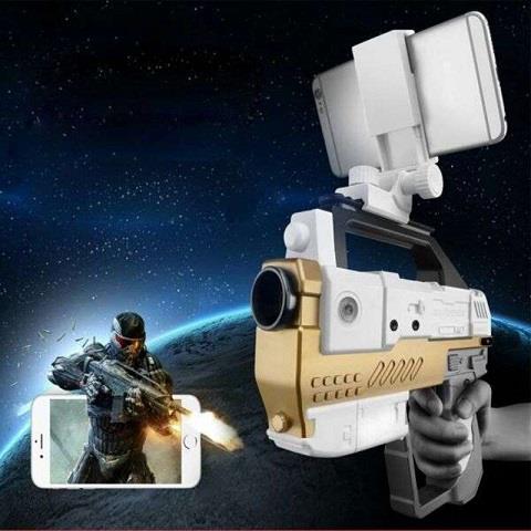 Factory Supplied Plastic Virtual AR GUN Bluetooth Augmented Reality Shooting Game Toy Gun for Kids