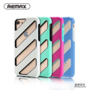 REMAX Mobile Phone Case Twill Design Rubberized PC Hard Back Cover for iPhone 6 7plus Smooth Protective Sleeve