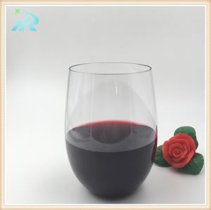 16 OZ PET BPA Free Stemless WineGlasses Unbreakable Wine Glasses