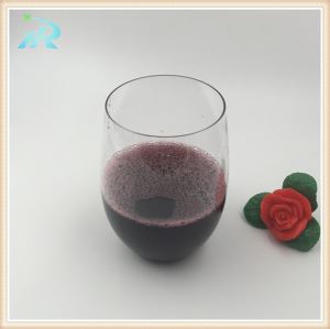 4 OZ FDA SGS Transparent Food Grade PET Plastic Unbreakable Tasting Wine Glasses