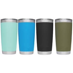 20 Oz Double Wall Stainless Steel Vacuum Coffee Tumbler With Lid
