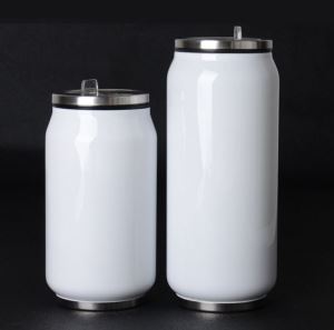 Double Wall Insulated Water Cans Stainless Steel Cola Can Shape Vacuum Coke Bottle
