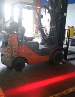 XRLL Red Zone Danger Area Warning Light For Forklift Safety