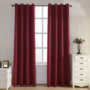 SINOGEM Thermal Insulated Readymade Blackout Curtains Panels for Living Room,1 Panel
