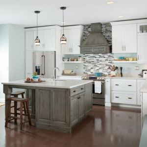 Modern White Wooden Kitchen Design Cabinets