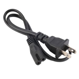 AC Power Cord Cable Connectors 2-prong US Plug