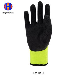 Acrylic Napping Lining Latex Coated Safety Glove L027