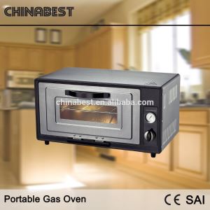 CE SAI Approved Best Outdoor Cake Baking Gas Oven with Beautiful Color Use Knob Control and Temperature Thermometer