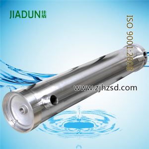 Stainless Steel RO Pressure Vessel Water Purifier Spares Parts 8 Inch 2 Element Side Port Membrane Housing Victaulic Coupling for Industry Use