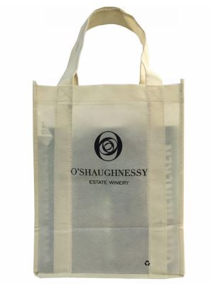 PP Non Woven Wine Bags With Custom Logo Printing 6 Bottles Pack