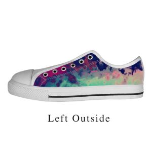 Abstract Pattern Low Top Custom Canvas Prints Shoes Comfortable Sneakers