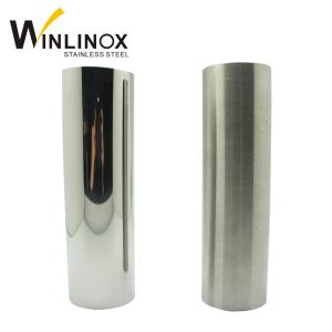 Mirror Polished Ornamental 201 304 316 430 Stainless Steel Pipe
